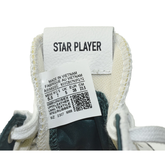 A8 Auth CONVERSE STAR PLAYER 76 Ox Light Gray Suede Trainer Shoes A05622C Size 7 - Picture 6 of 6